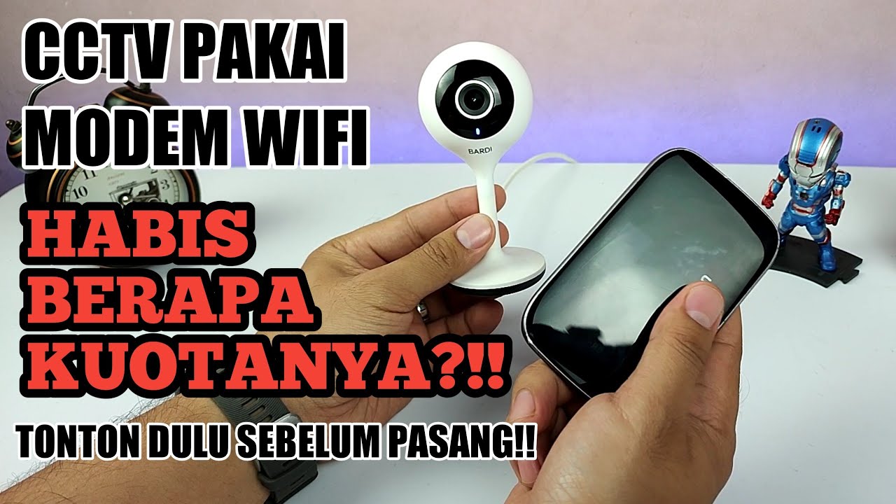 Review Cara Menghubungkan CCTV ke Modem Wifi dan Pemakaian Kuota Internetnya