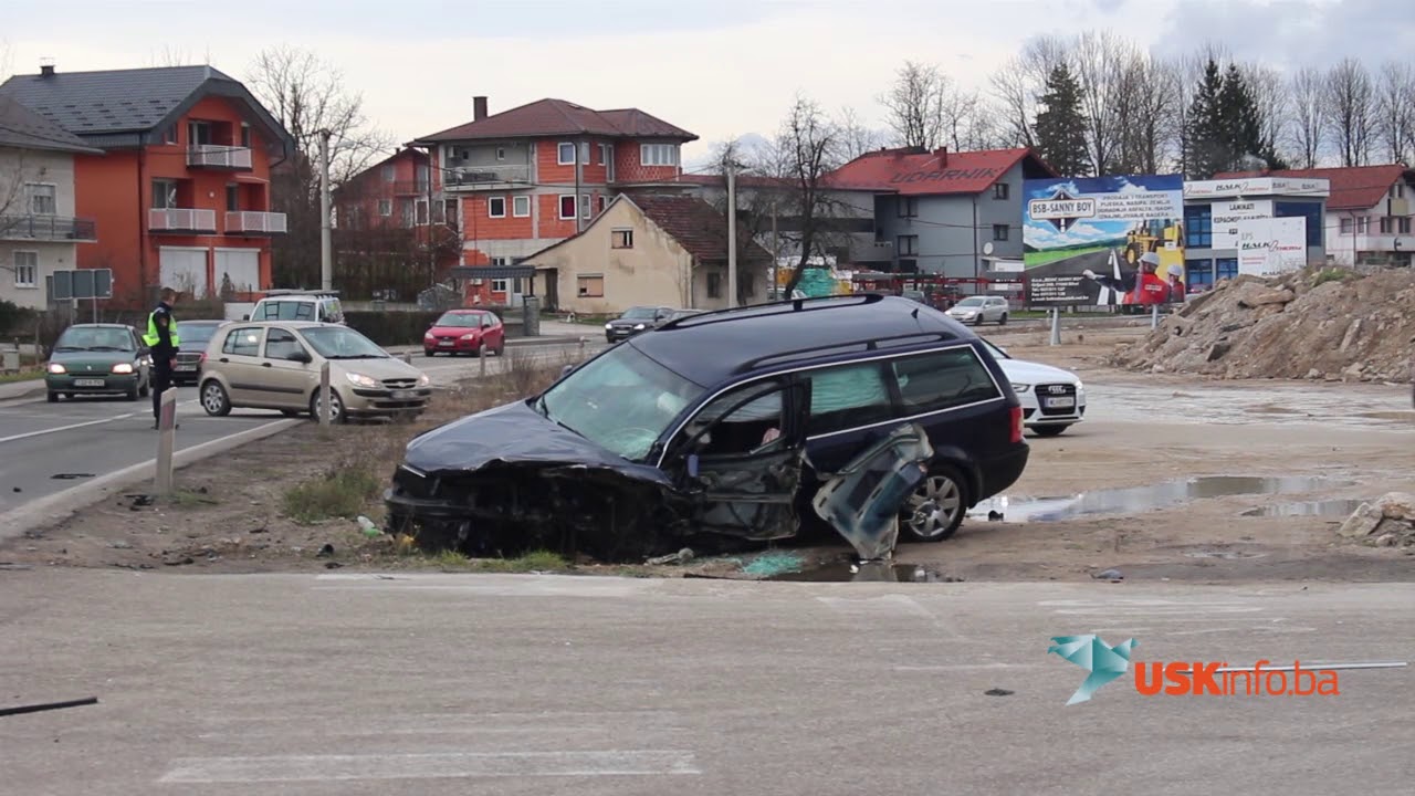 Bihać: Saobraćajna nesreća, lančani sudar