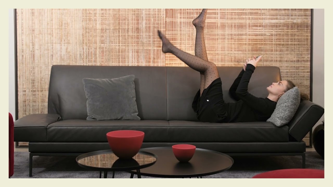 Glove Pure, an ultra-comfortable sofa with a unique armrest mechanism