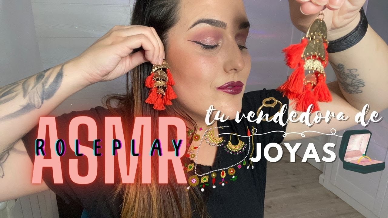 ASMR EN ESPAÑOL | ROLEPLAY soy tu vendedora de JOYAS para DORMIR | ASMR::Marta♥