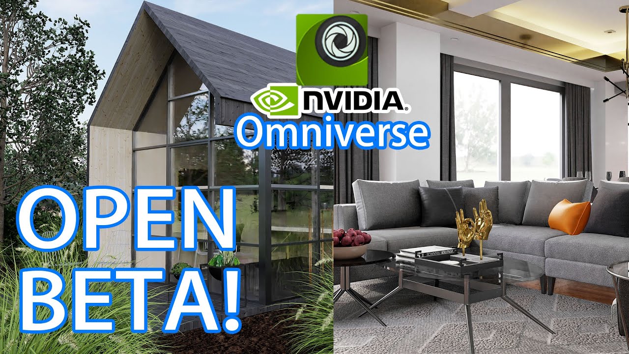 [FREE BETA]NVIDIA Omniverse first impression | Architecture Exterior & Interior time-lapse Tutorial