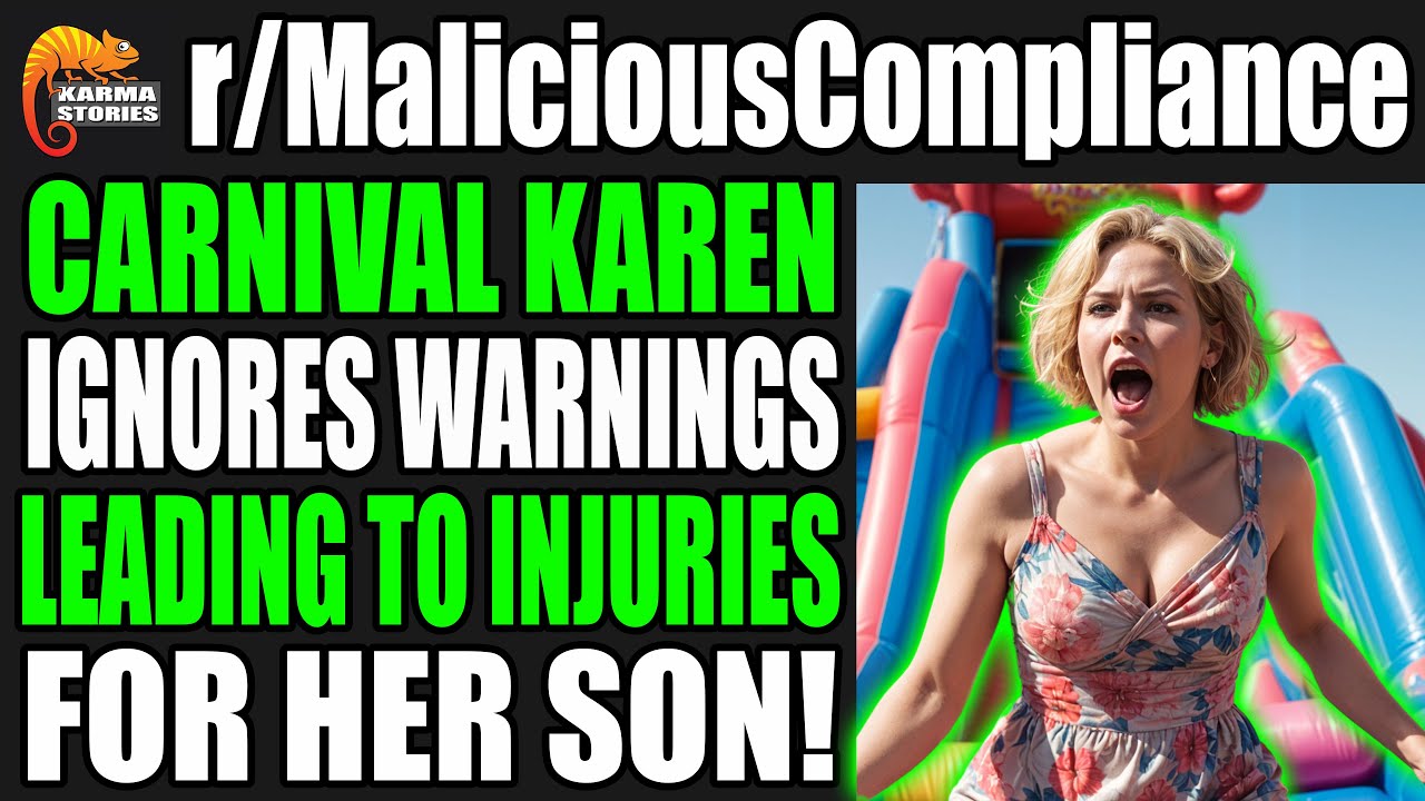 r/MaliciousCompliance - Carnival KAREN Ignores WARNINGS Leading To INJURIES For Her SON!