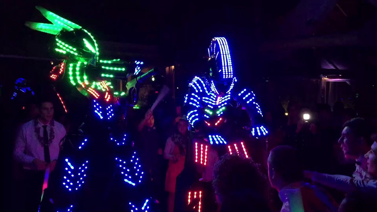 ZEUS Y AQUILES ROBOTS LED