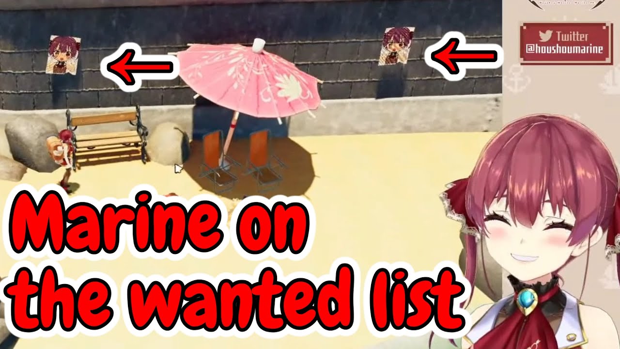 【ENG SUB】Marine on the wanted list【hololiveJP clips / Houshou Marine】