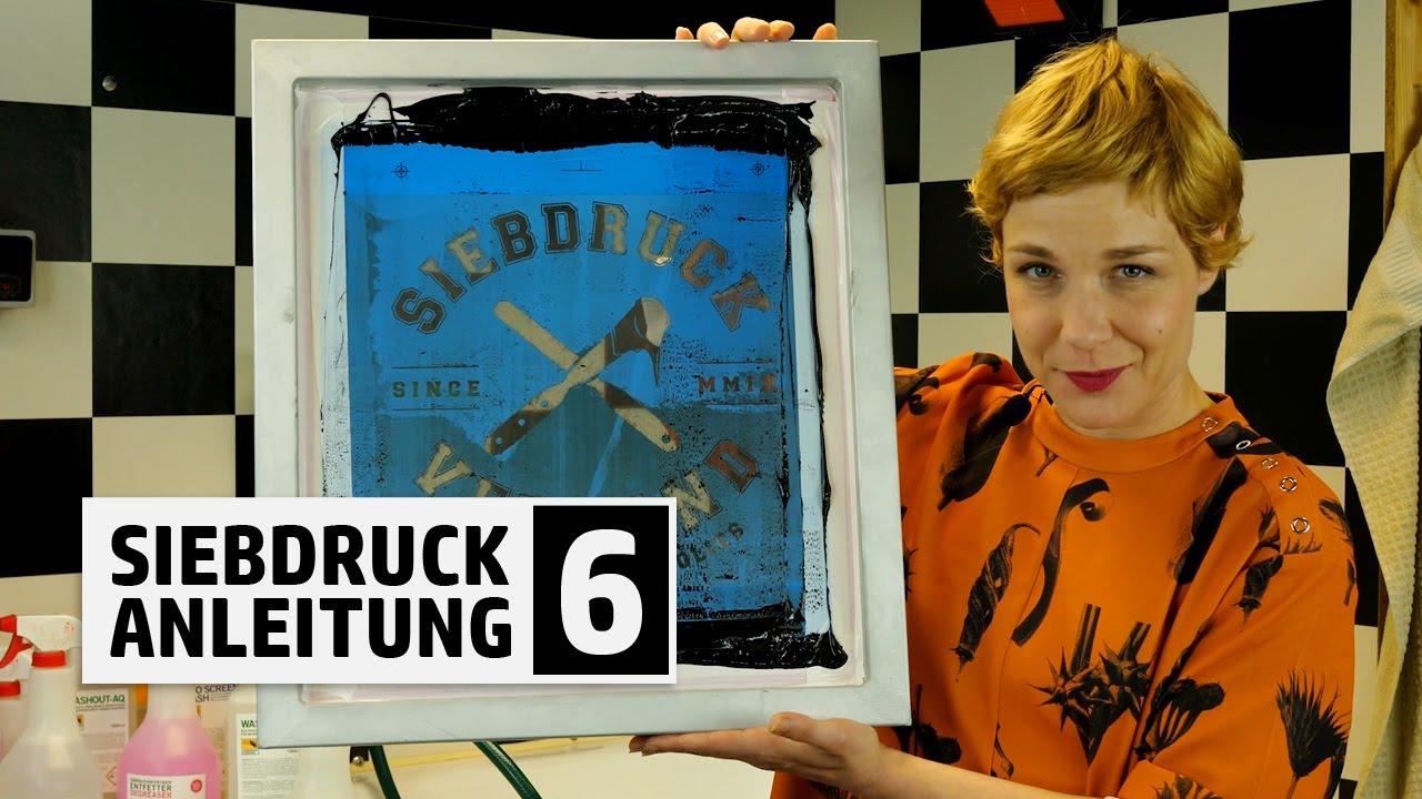 Siebdruck Anleitung Teil 6 - Siebe reinigen und entschichten | Siebdruck selber machen