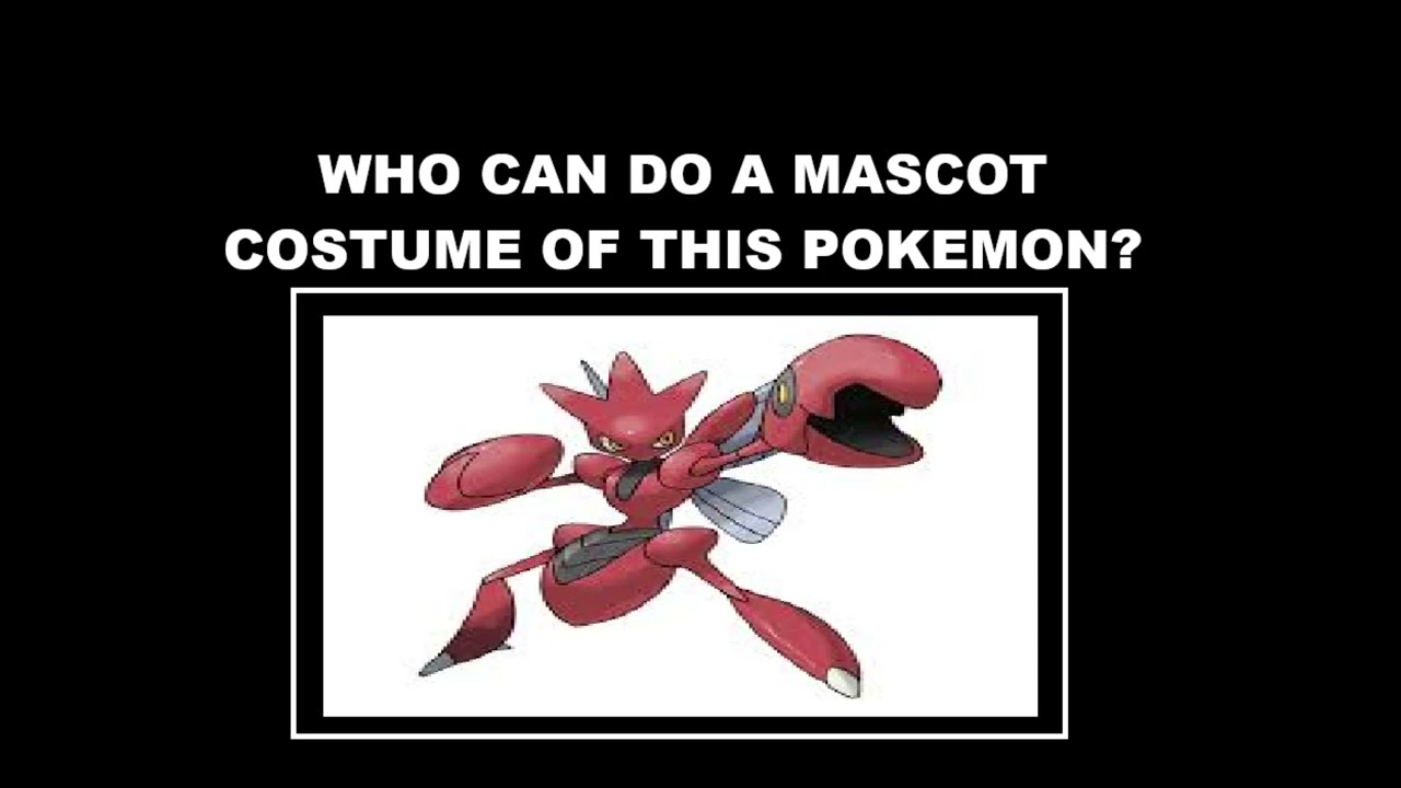 New Pok&eacute;mon Mascot Costume Requests By ChaoEmperor: Scizor (Who Can Make One?) #pokemon2026