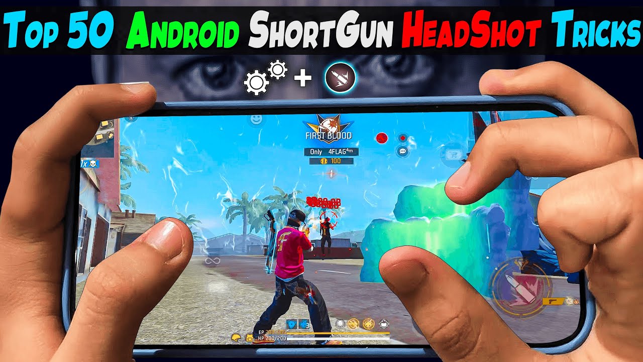 TOP 50 Android Shotgun Headshot Tricks 💀🔥 Tiger X Bamboo ⚙️ No Recoil || Free Fire Max