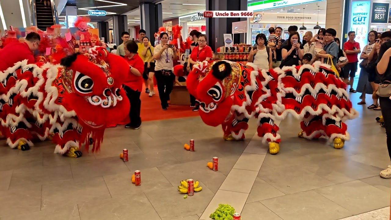 2026 CNY Traditional Lion Dance Performance #CocaColaMY #仁威龍獅體育會
