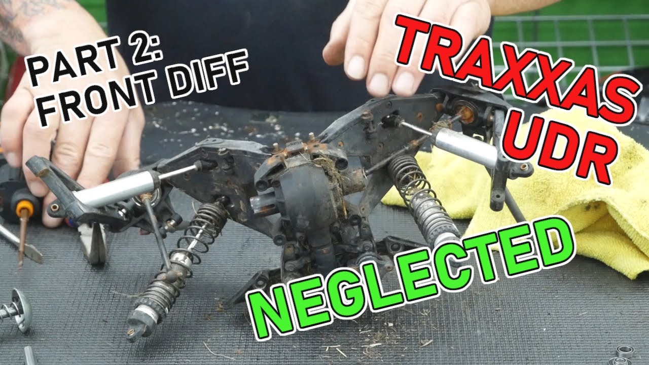 TRAXXAS UDR: Unlimited Desert Racer: NEGLECTED and LOCKED UP: Part 2: Front Diff