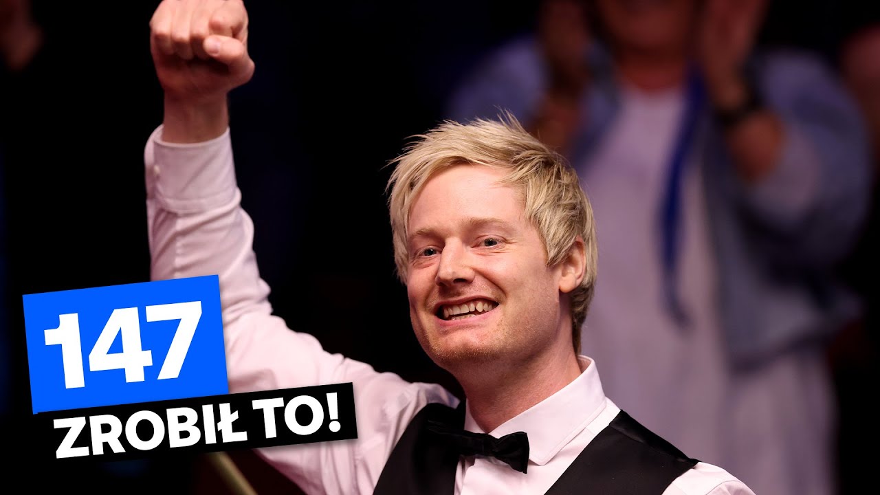 CO ZA STYL! Neil Robertson wbił 147 na mistrzostwach świata! | Snooker