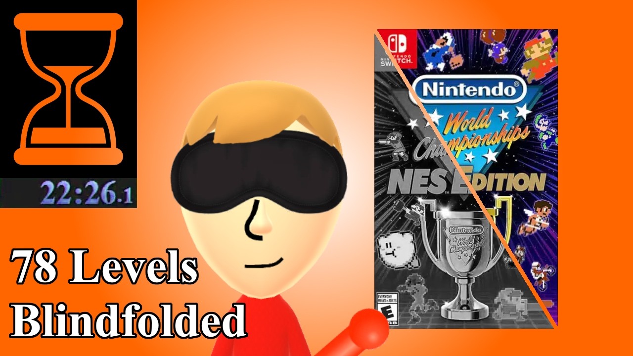 [Blindfolded] Speedrun: NWC NES Edition | 78 Levels Speedrun [22:26.1]