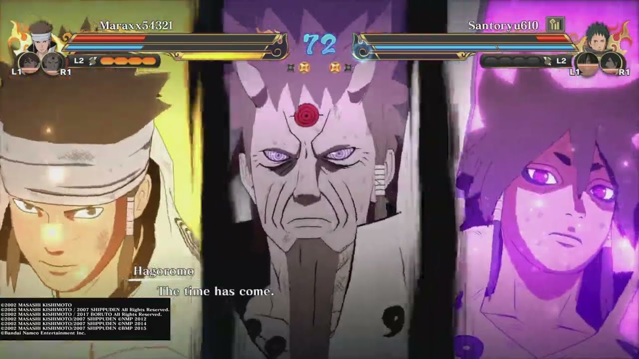 Playing every generation of Indra and Ashura NARUTO STORM CONNECTIONS