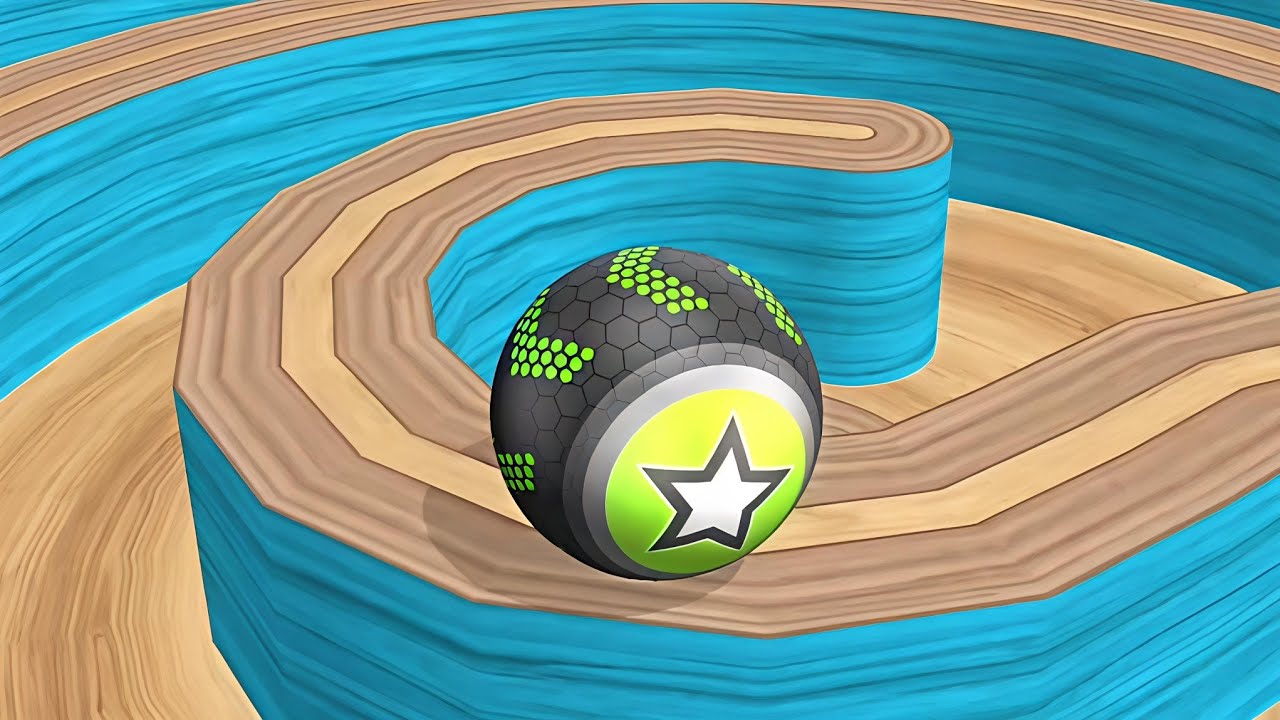 Going Balls, SpeedRun, Going rolling Portal ASMR Level ios walkthrough run 