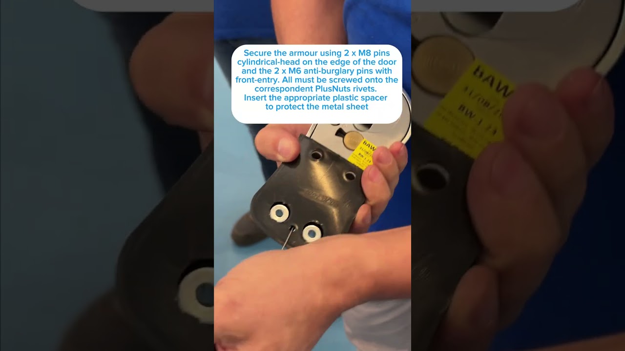 Montage ARMO Transporter-Sicherheitsschloss  | HTH Hoppe-Truck-Hydraulik | hoppe.parts