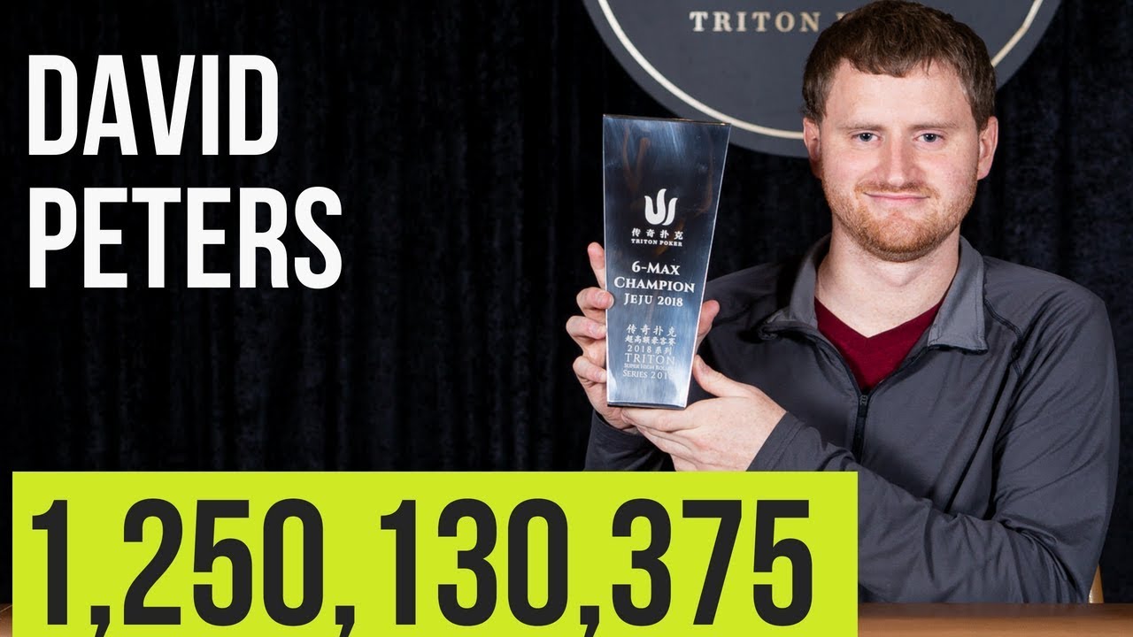 Over 1 BILLION WON for poker player David Peters
