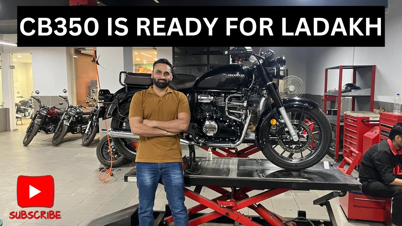 Preparing for Ladakh Trip 2024 | Honda CB350 Gets a Full Check-Up
