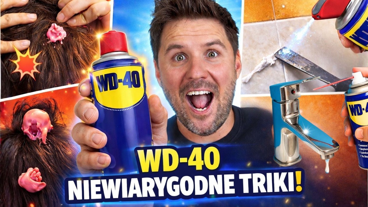 CZY WD-40 USUNIE GUMĘ Z WŁOS&Oacute;W?! SPRAWDZAM INTERNETOWE MITY