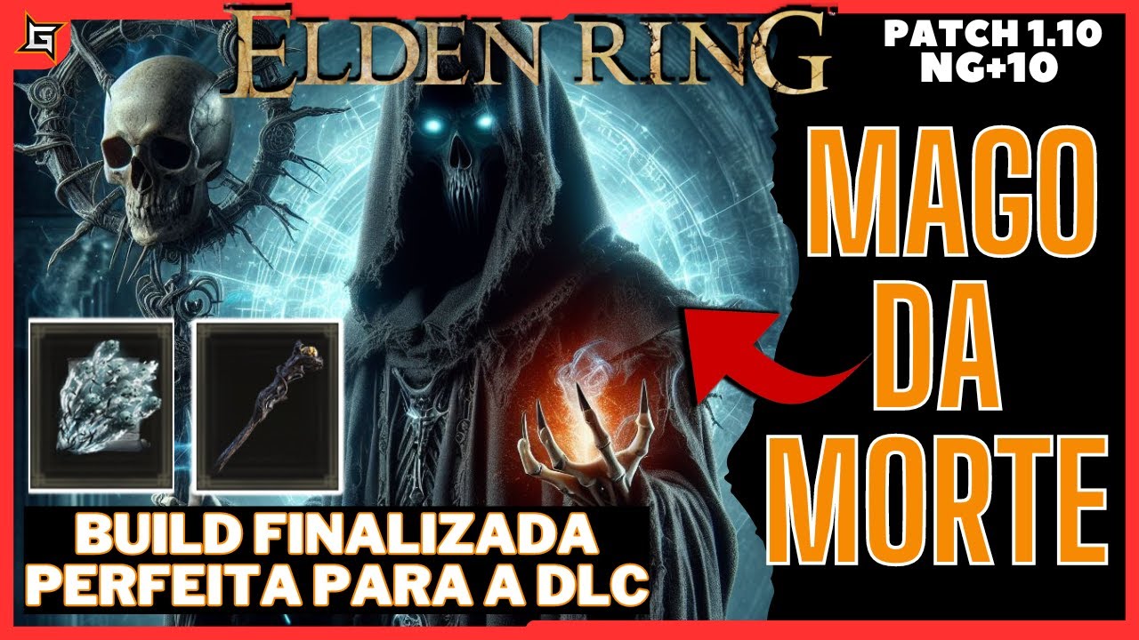 🟠MELHOR MAGO para a DLC!☠️MAGO da MORTE☠️em ELDEN RING!