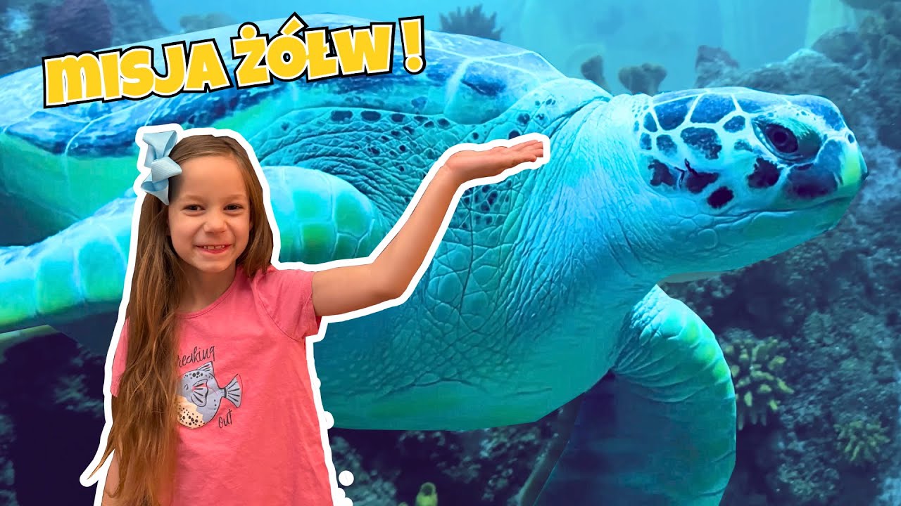 RATUJEMY ŻÓŁWIA! 🐢 Misja w Sea Life Porto 🇵🇹 Justysia and Misio