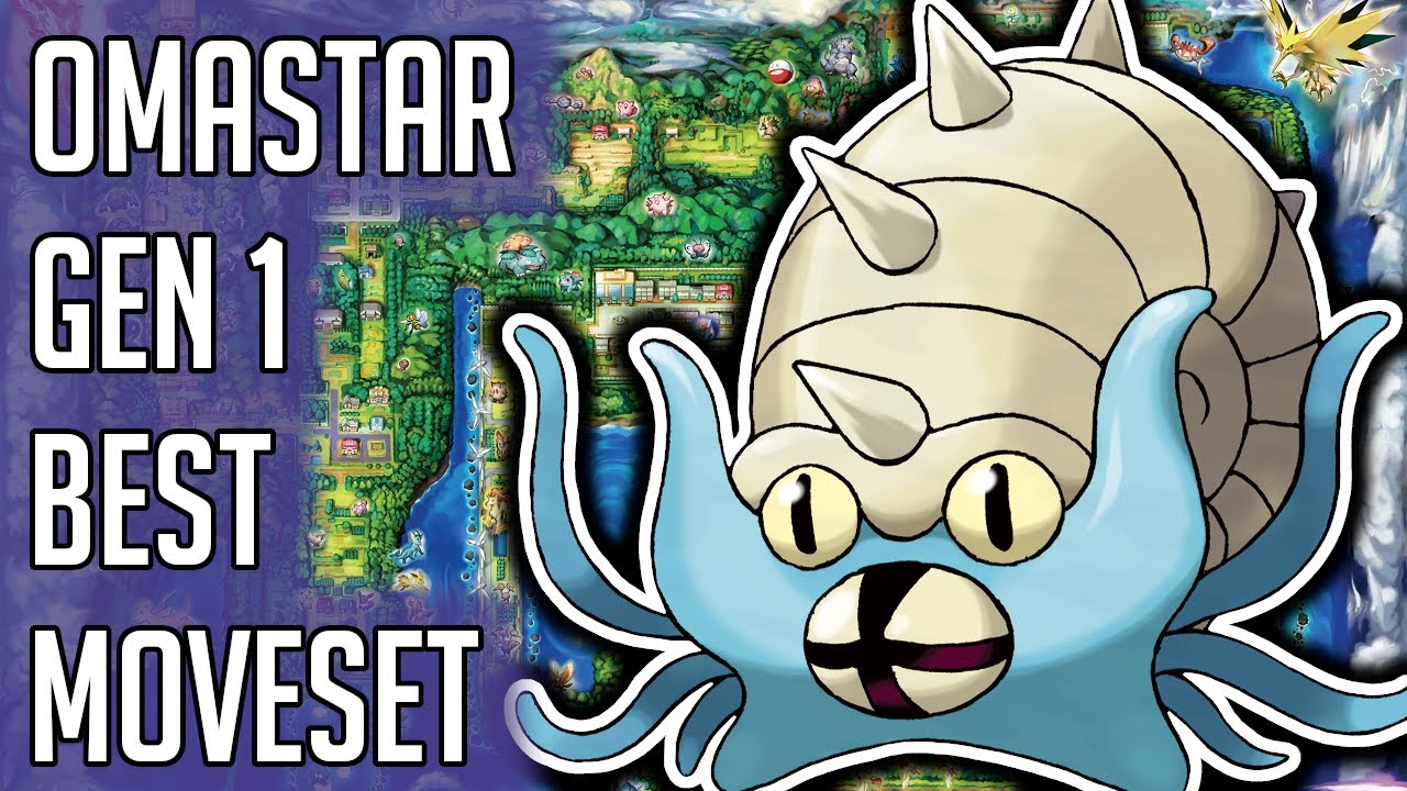 Omastar Gen 1 Best Moveset - Omastar Best Moveset Moves Pokemon Red Blue Yellow Version Guide