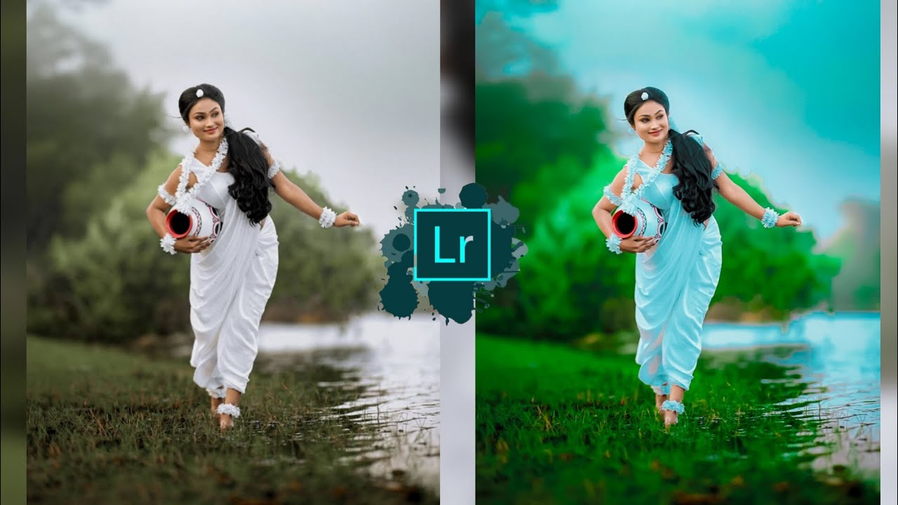 Blue and green tone Lightroom photo editing//Lightroom preset download free//