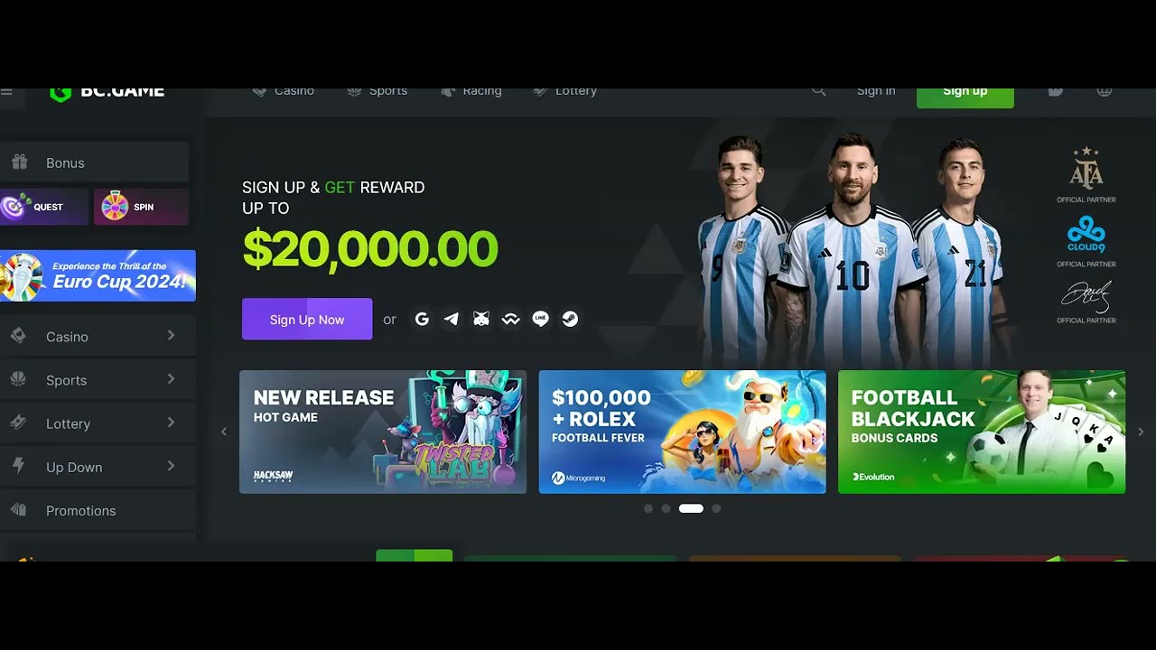 Bc Game referral code 2024. How to register on Bc Game with the official promo code