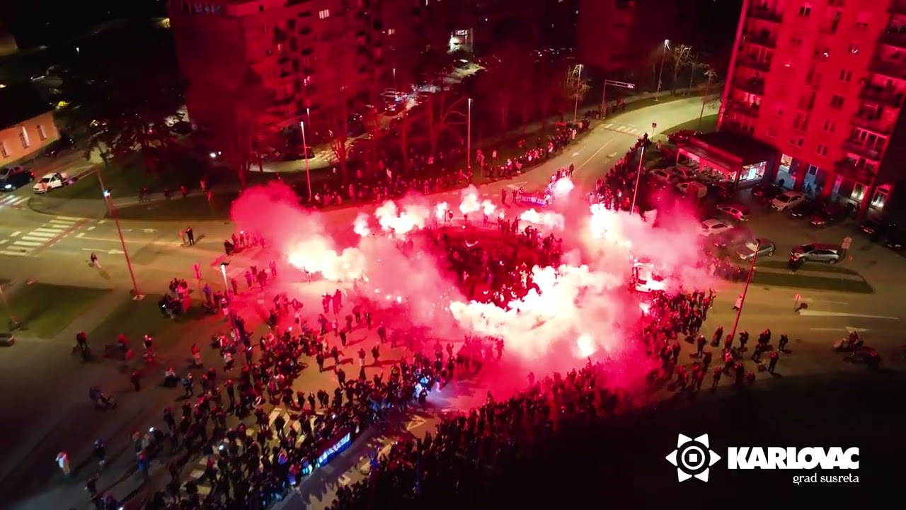 Ispraćaj Hrvatske rukometne reprezentacije na polufinalnu utakmicu Karlovac, 30.siječnja 2025.