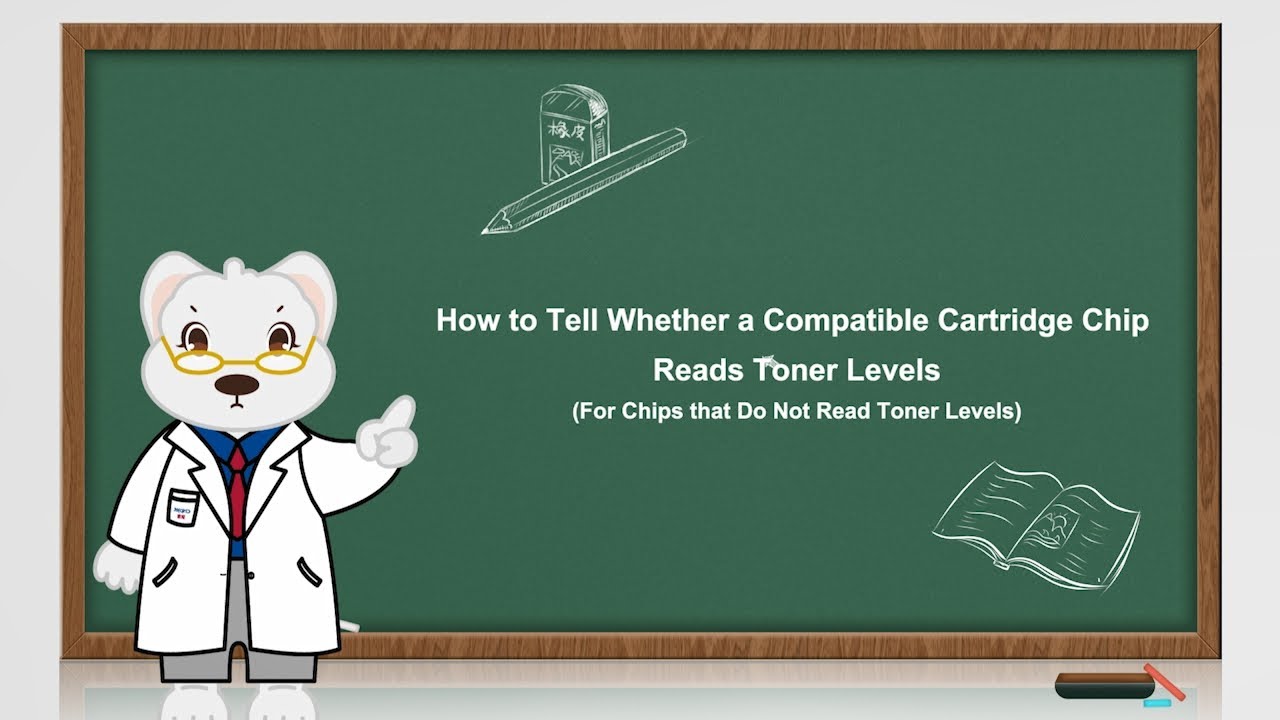 How to Tell Whether a Compatible Chip Reads Toner Levels(For Chips that Do Not Read Toner Levels)