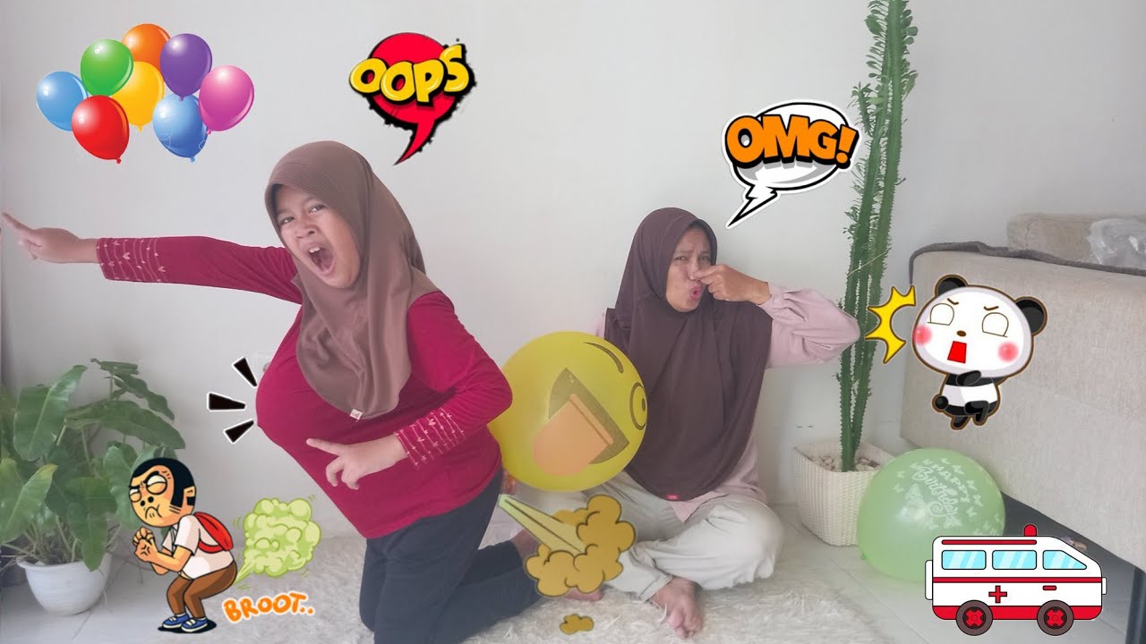 Drama Lucu 🤣🎈Ibu Hamil Tiup Balon Pakai Kentut Sampai Perutnya Membesar Dan Melahirkan