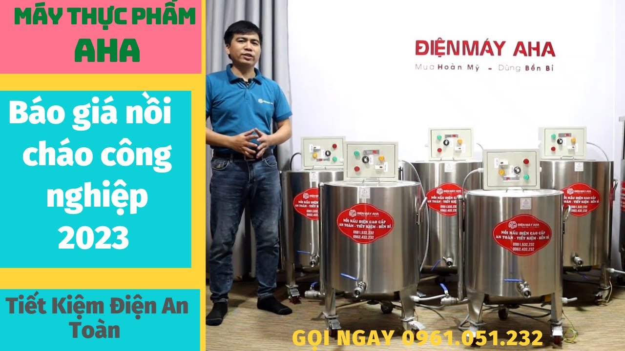 Cập nhật GIÁ Nồi nấu cháo công nghiệp bằng điện | Nồi nấu cháo dinh dưỡng