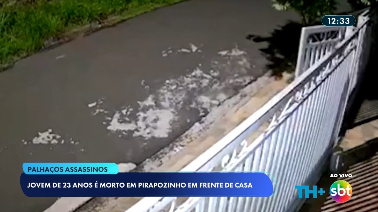 Jovem é morto a tiros por homens fantasiados de palhaços em Pirapozinho