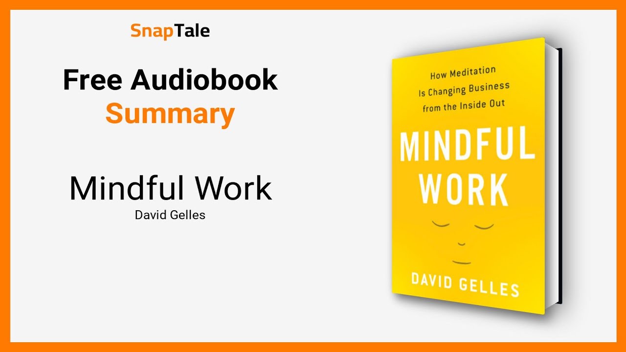 Mindful Work by David Gelles: 9 Minute Summary