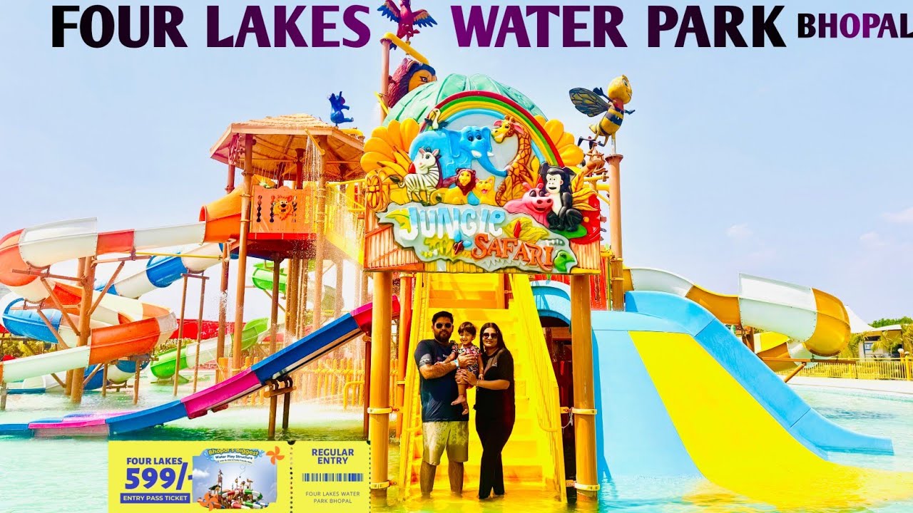 Four lakes water park Bhopal | Four lakes | biggest water park in Bhopal 