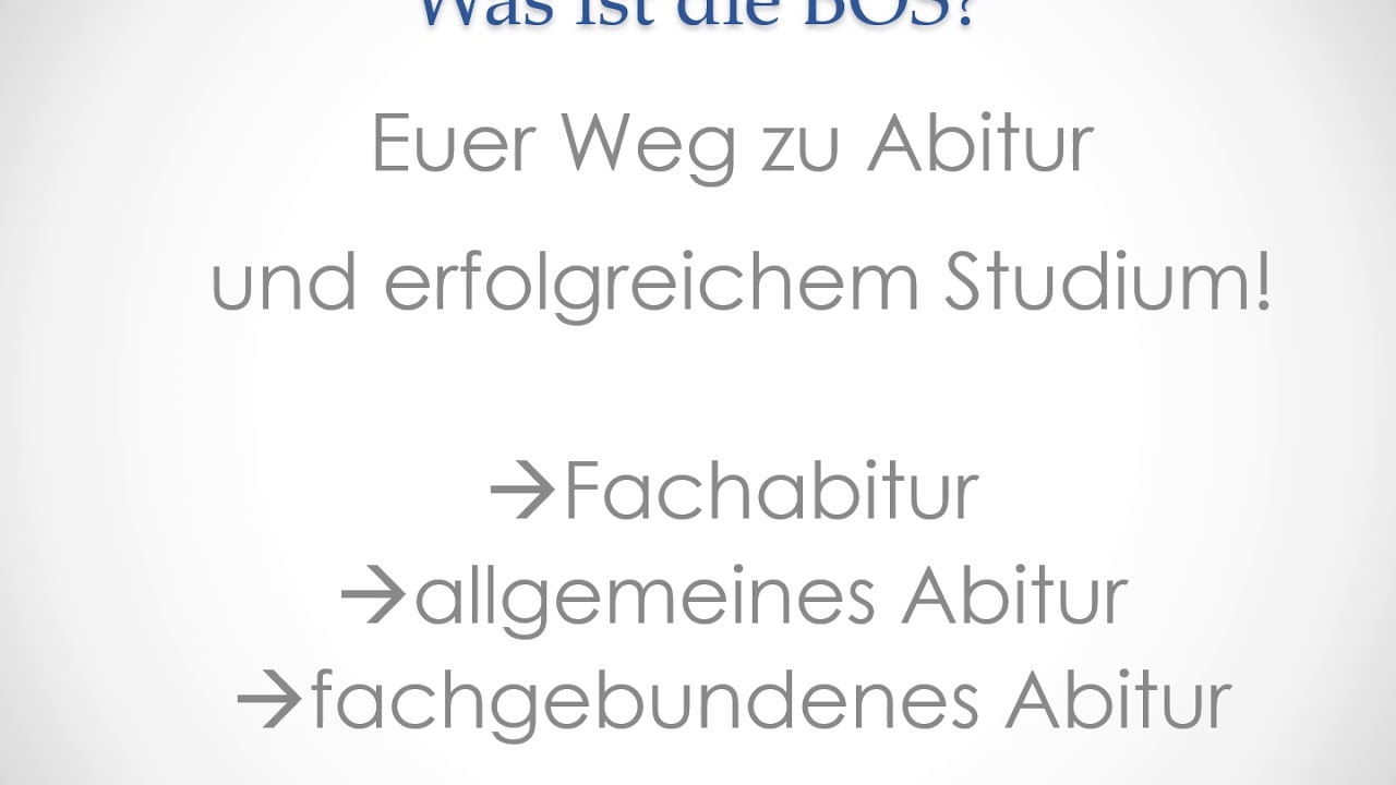 BOS - Was ist die BOS