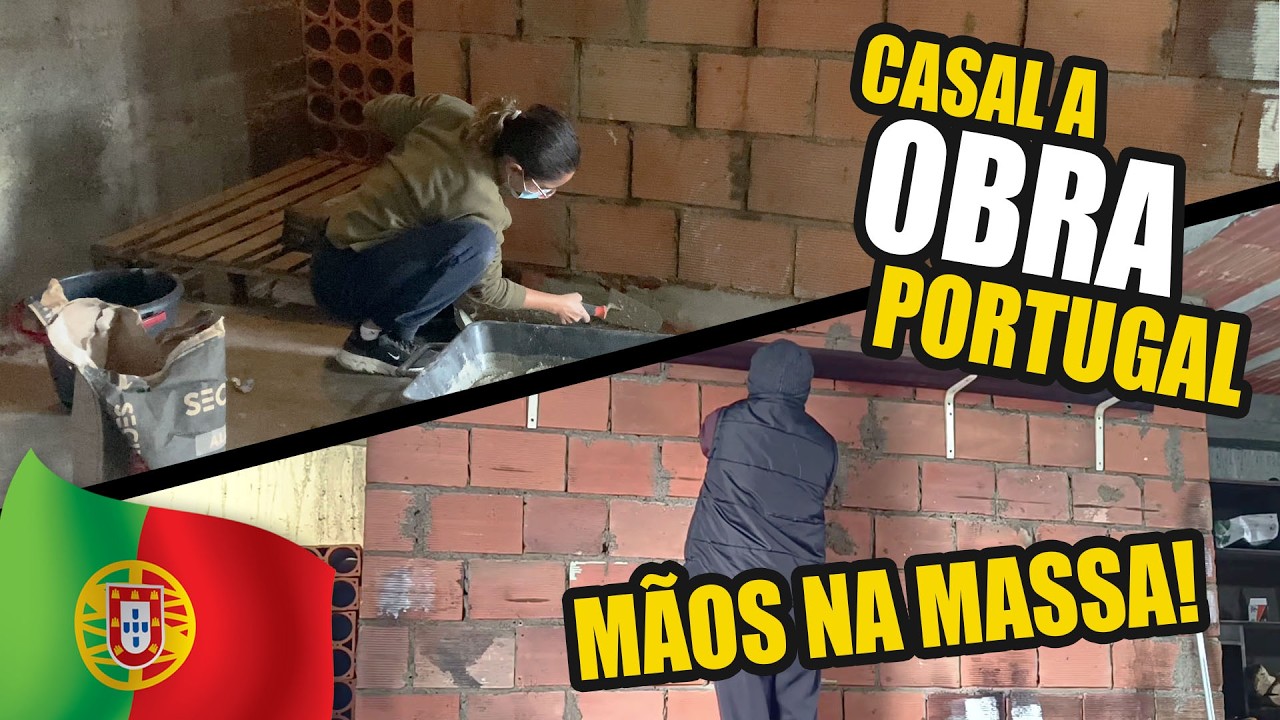 CASAL A OBRA - Reparos nas paredes da nossa casa na Covilhã em Portugal #102