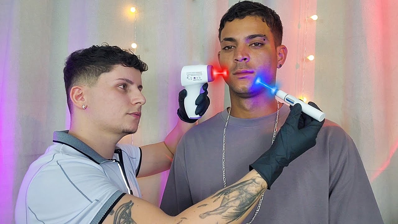 ASMR EXAME e Análise Facial REAL e DETALHADA - Asmr Aplicado