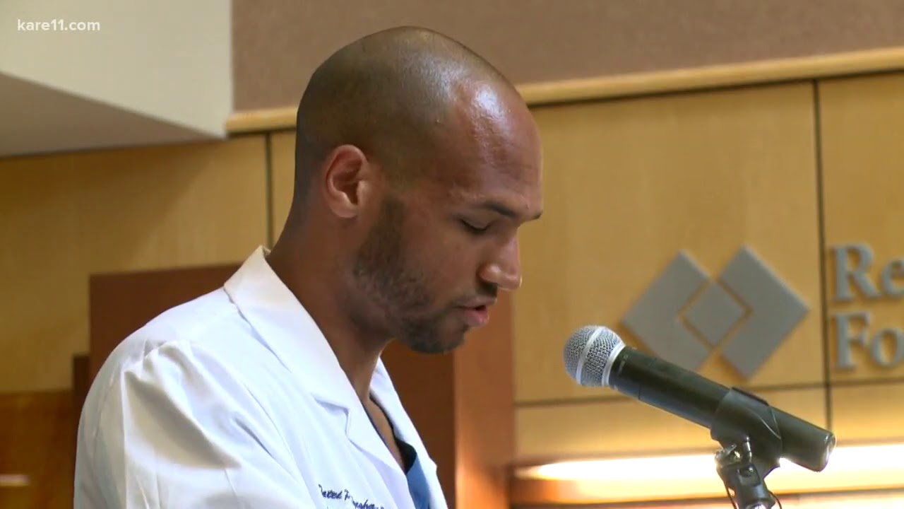 Train accident survivor thanks first responders who saved him