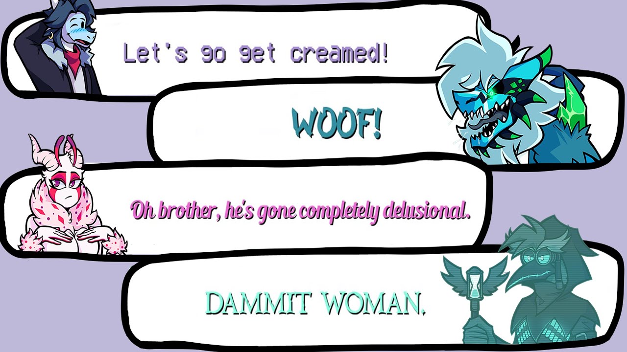 All Fuzzy Feeling dialogue in Vs. RetroSpecter ICEBREAKER (1.75 UPDATE)[Full version in description]
