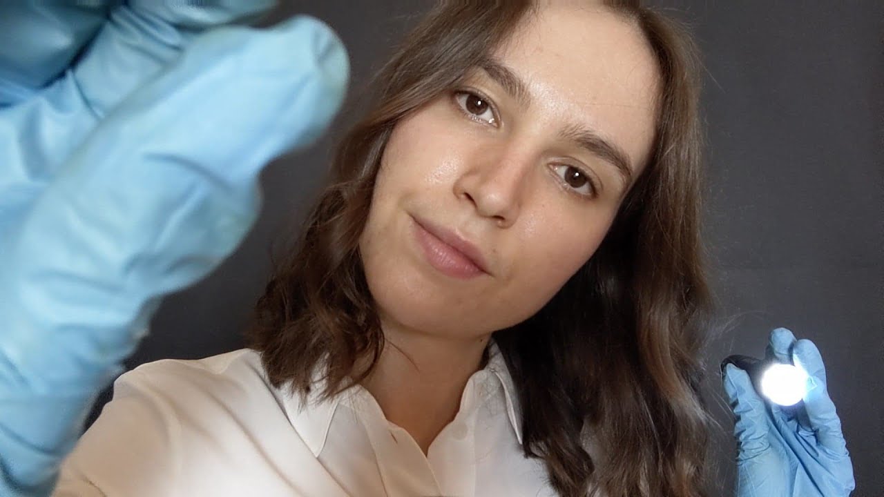 ASMR Eye Exam Roleplay (Semi-Inaudible Whispers & Light Triggers)