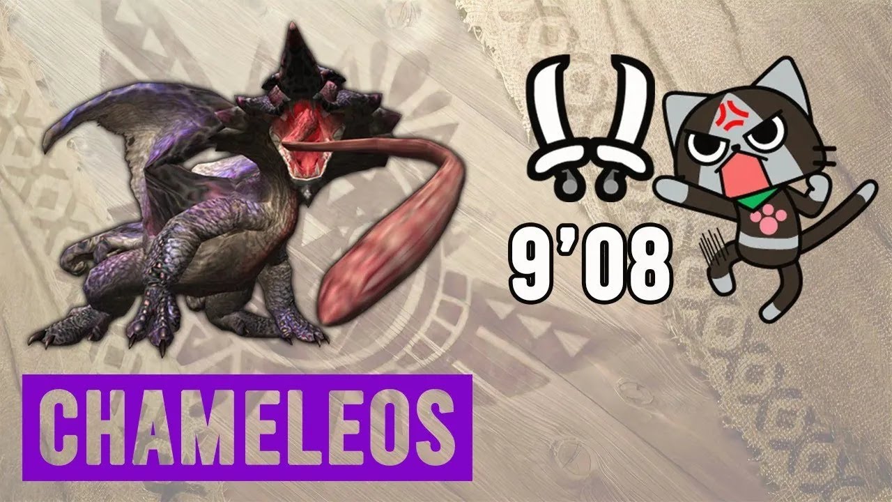 MH4U⧸몬헌4G || Lv 140 Chameleos 오나즈치 || Dual Blades 쌍검 || 09'07''56