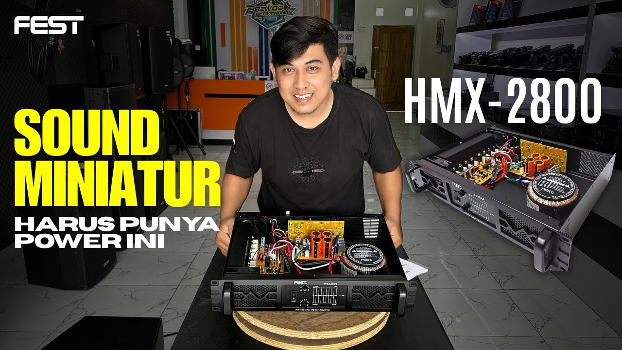REVIEW POWER TERBARU SPEK MINIATURAN FEST HMX 2800‼️COCOK UNTUK LISTRIKI RUMAH 450 WATT😍