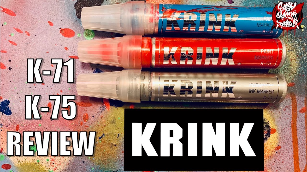 KRINK K-71 K-75 Paint marker Review