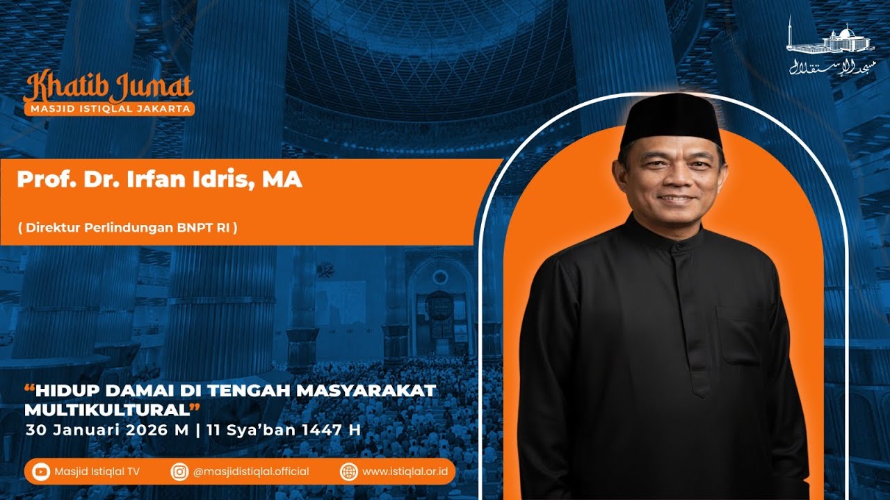 SHOLAT JUM'AT MASJID ISTIQLAL  || 30.01.2026