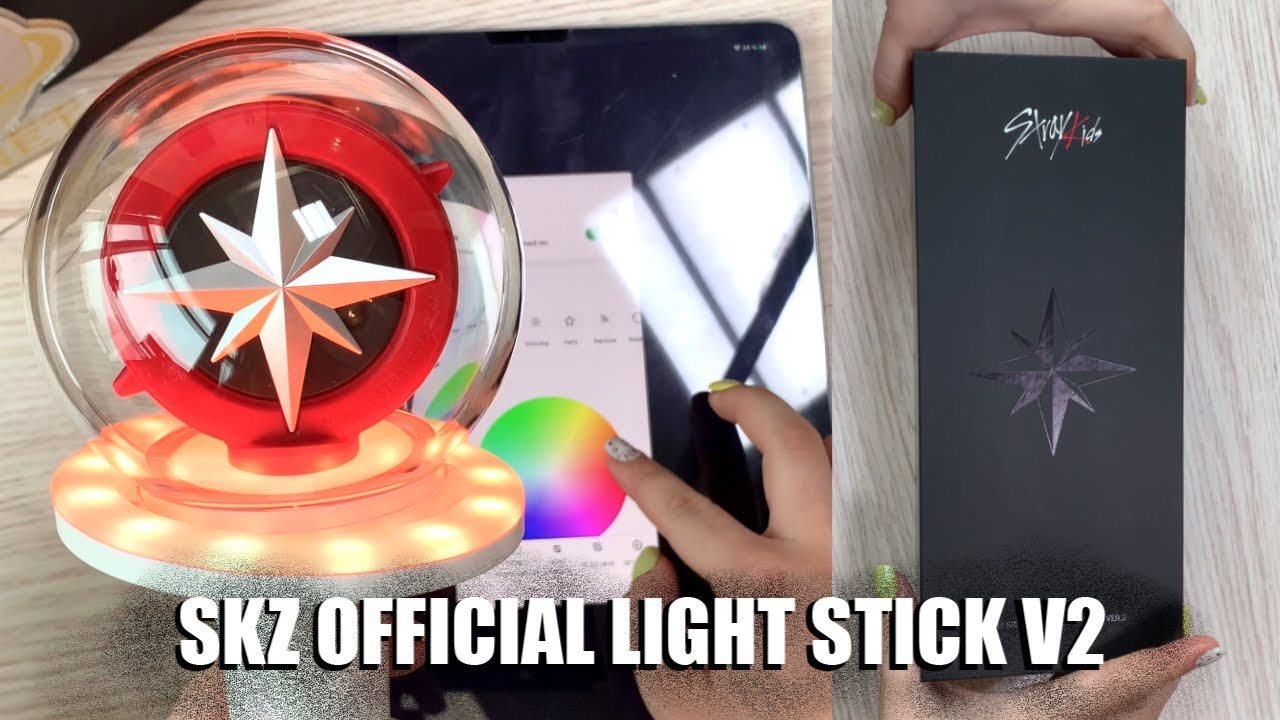 Наконец-то руки дошли до распаковки НОВОЙ ВЕРСИИ ЛАЙТСТИКА STRAY KIDS - OFFICIAL LIGHT STICK VER.2❤️