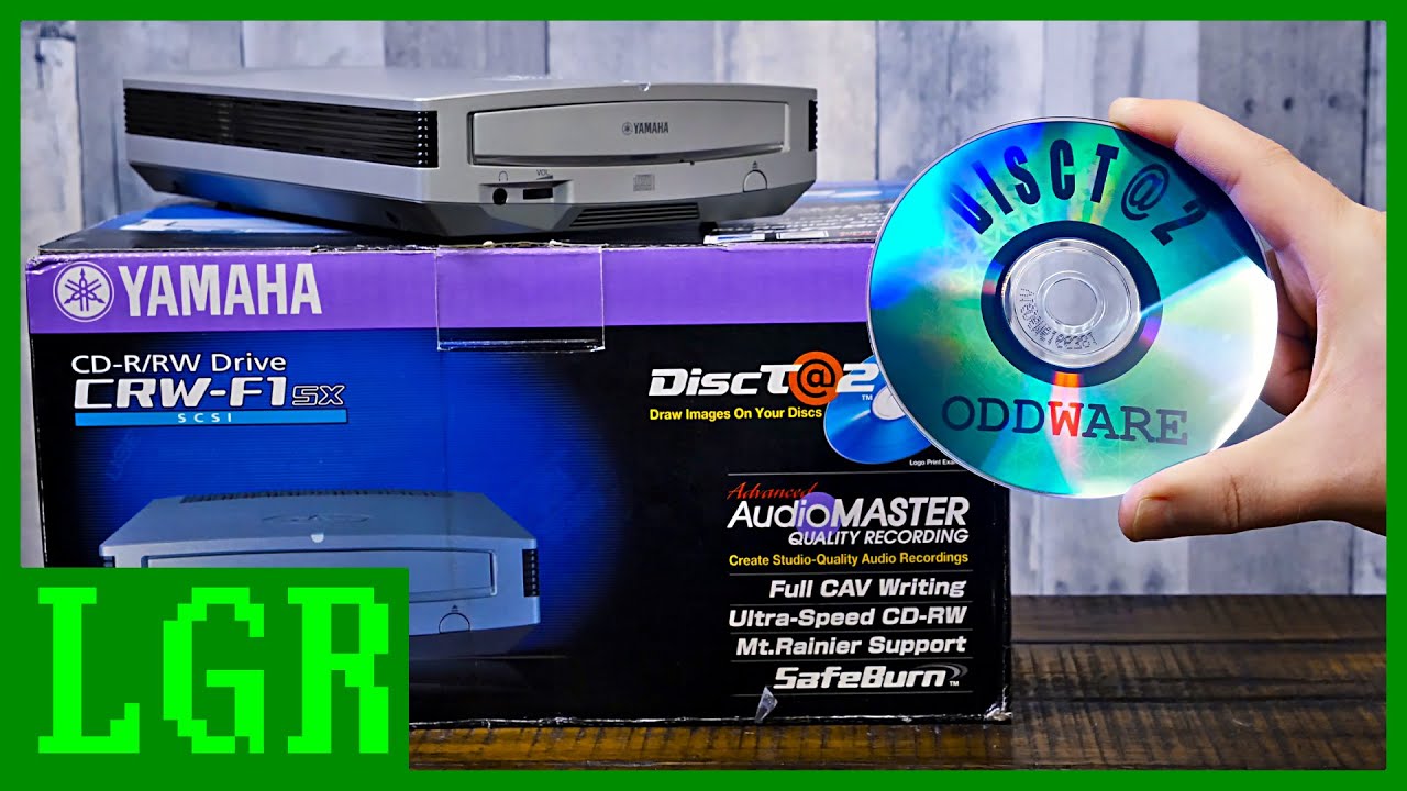 LGR Oddware - Tattooing CD-Rs with Yamaha DiscT@2