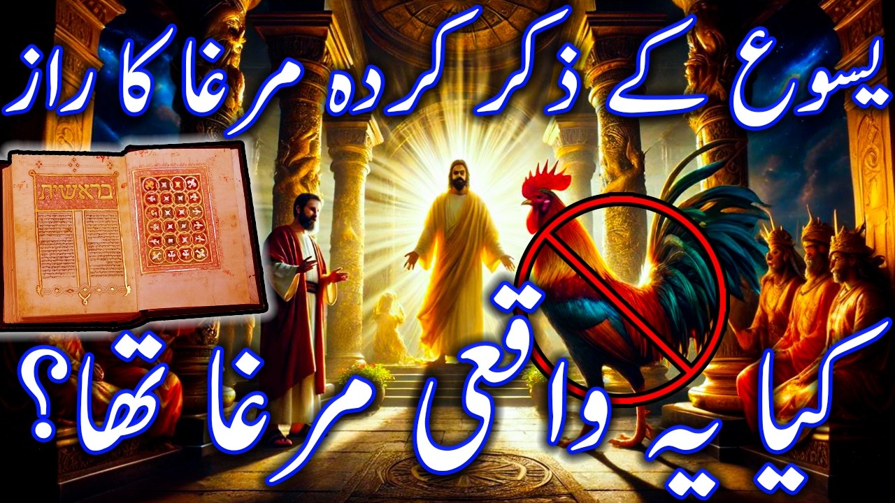 Not a rooster but something else  مرغا نہیں بلکہ کچھ اور: یسوع کے الفاظ کا چھپا ہوا مطلب #bible