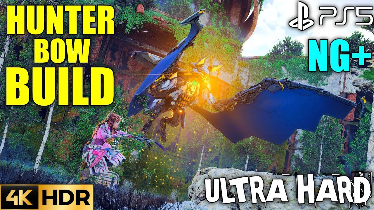 Tears of The Land-God Hunter Bow Build HORIZON FORBIDDEN WEST Ultra Hard Dreadwing No Damage Fight