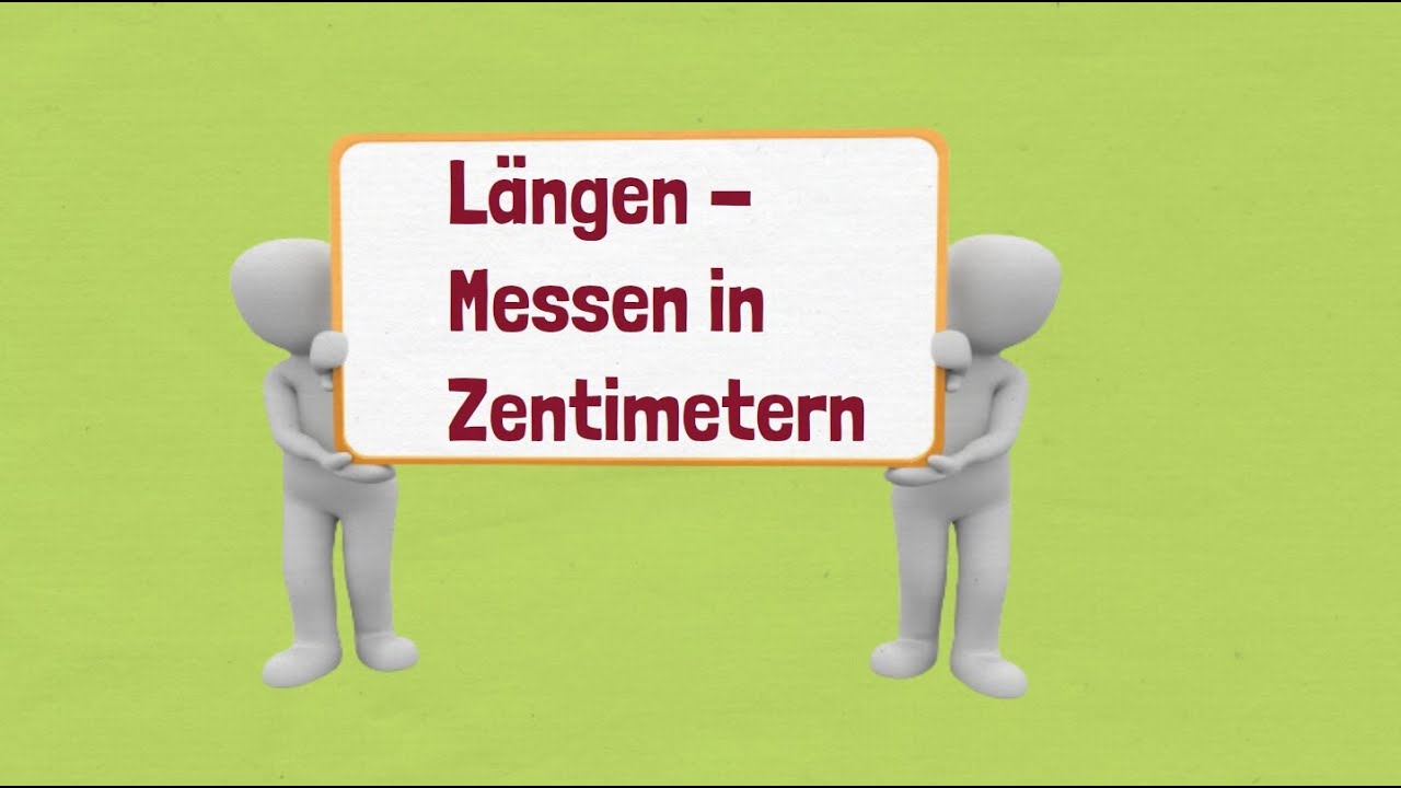 Längen  - Messen in Zentimetern Klasse 2