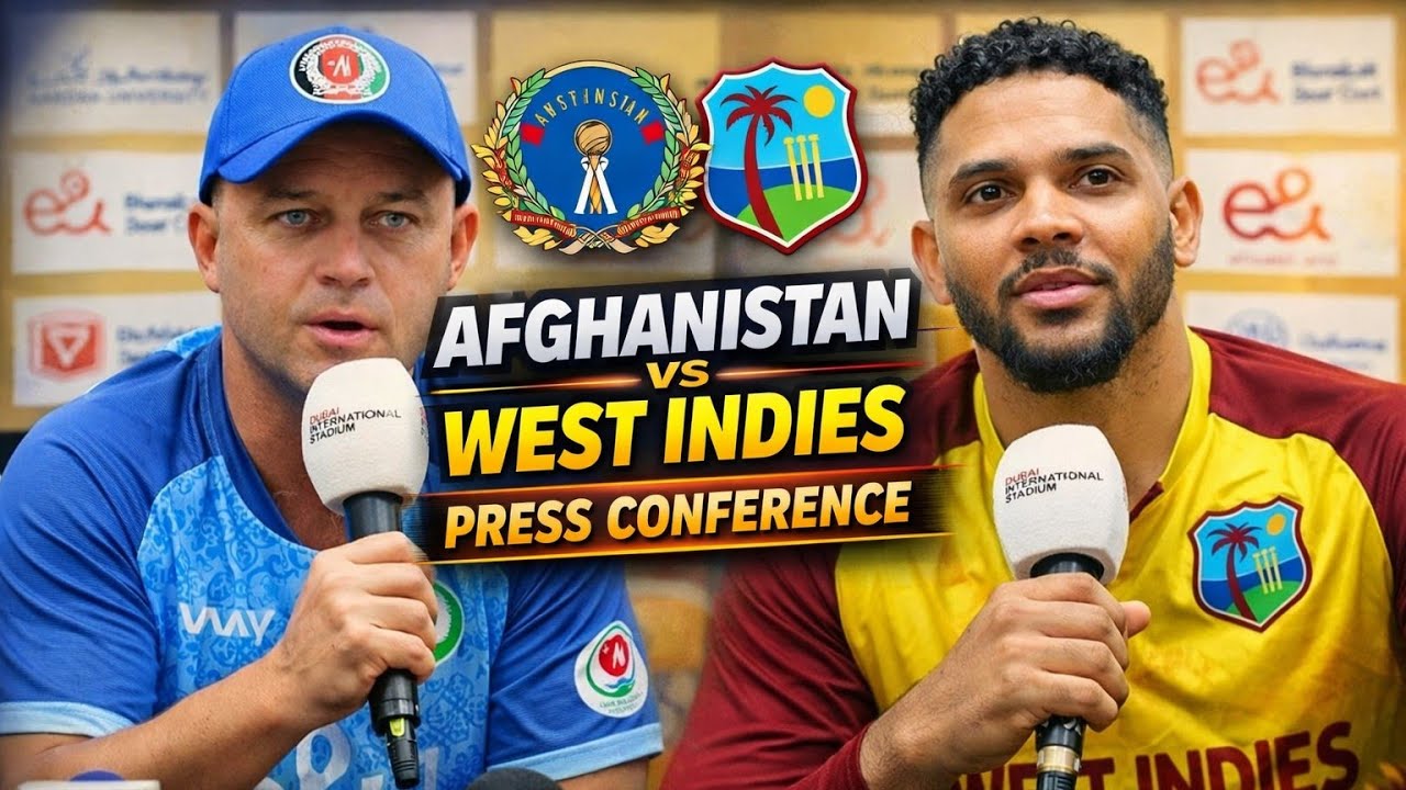 Jonathan Trott and Brandon King Press Conference ahead of Afghanistan vs West Indies T20 Series