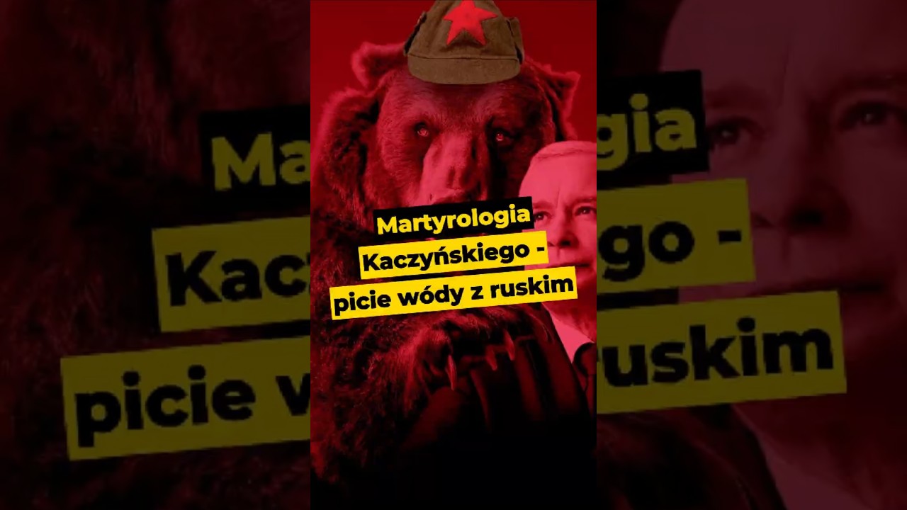 Martyrologia Kaczyńskiego - picie w&oacute;dy z ruskim 😭 #Kaczyński #Macierewicz #Wasin #Polska #polityka